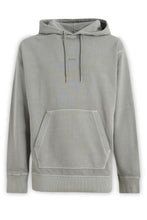 Elegant Grey Cotton Hooded Sweatshirt Hugo Boss