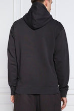 Elegant Dark Blue Cotton Hooded Sweatshirt Hugo Boss