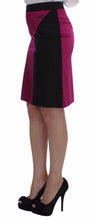 Pink Black Above Knees Cotton Stretch Skirt Dolce & Gabbana