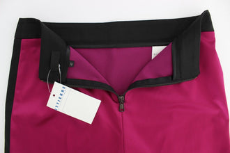 Pink Black Above Knees Cotton Stretch Skirt Dolce & Gabbana