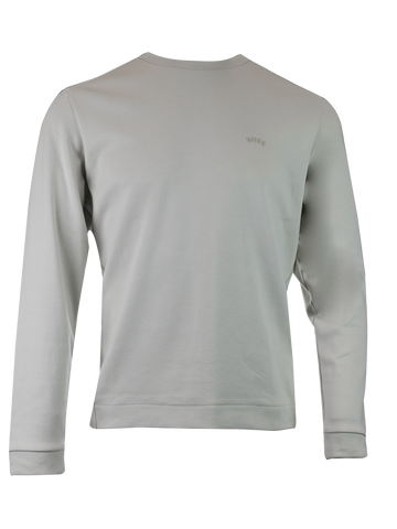 Elegant Beige Cotton Sweatshirt Hugo Boss