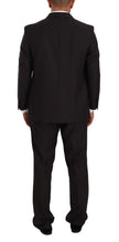 Gray Polyester Single Breasted Formal Suit Domenico Tagliente