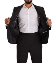 Gray Polyester Single Breasted Formal Suit Domenico Tagliente