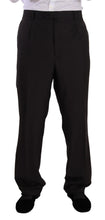 Gray Polyester Single Breasted Formal Suit Domenico Tagliente