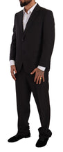 Dark Gray Single Breasted Formal Suit Domenico Tagliente