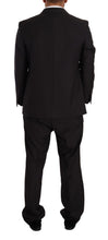 Dark Gray Single Breasted Formal Suit Domenico Tagliente