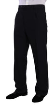 Blue Polyester Single Breasted Formal Suit Domenico Tagliente