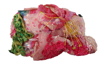 Multicolor Sequined Lurex Black Hair Headband Dolce & Gabbana