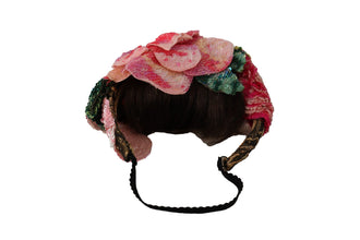 Multicolor Sequined Lurex Black Hair Headband Dolce & Gabbana