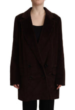 Bordeaux Corduroy Cotton Blazer Oversized Jacket Dolce & Gabbana