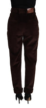 Bordeaux Corduroy Cotton Trouser Tapered Pants Dolce & Gabbana