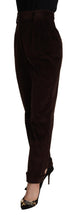 Bordeaux Corduroy Cotton Trouser Tapered Pants Dolce & Gabbana
