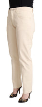 White Cotton Skinny Denim Women Jeans Pants Dolce & Gabbana