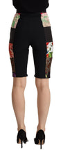 Multicolor Patchwork High Waist Cropped Pants Dolce & Gabbana
