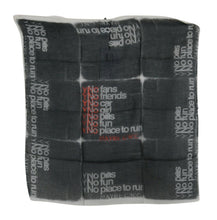 Dark Gray Wool Foulard Branded Scarf Costume National