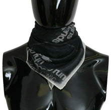 Dark Gray Wool Foulard Branded Scarf Costume National