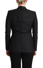 Black Long Sleeves Double Breasted Jacket Costume National