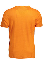 Gant Orange Linen Men T-Shirt