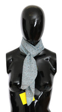 Light Blue Bandana Wrap Shawl Foulard Scarf Ermanno Scervino