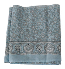 Light Blue Bandana Wrap Shawl Foulard Scarf Ermanno Scervino