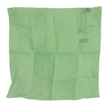 Apple Green Linen Square Foulard Head Wrap Scarf Versace