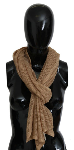 Brown Neck Wrap Winter Shawl Foulard Scarf GF Ferre
