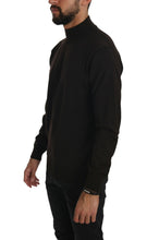 Brown Turtle Neck Pullover Wool Sweater MILA SCHÖN