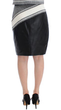 Gray Black Liza Leather Straight Pencil Sachin & Babi