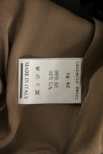 Brown Draped Silk Sheath Shift Coctail Dress Lamberto Petri