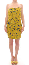 Blue Yellow Strapless Bubble Mini Shift Dress Sachin & Babi