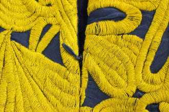 Blue Yellow Strapless Bubble Mini Shift Dress Sachin & Babi