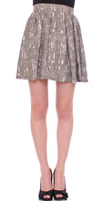 Gray Mini Short A-Line Skirt Comeforbreakfast