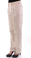 Beige Cotton Chinos Pants Dolce & Gabbana