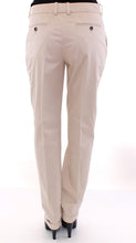 Beige Cotton Chinos Pants Dolce & Gabbana