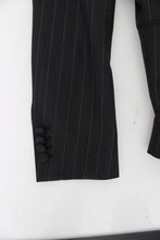 Gray Striped Slim Fit Wool Blazer Dolce & Gabbana
