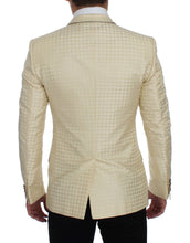 Beige Polka Dot Silk 2 Piece Blazer Dolce & Gabbana
