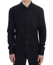 Purple Striped Cotton Pajama Lounge Shirt Dolce & Gabbana