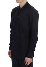 Purple Striped Cotton Pajama Lounge Shirt Dolce & Gabbana