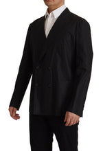 Black Polka Dotted Cotton Blazer Jacket Dolce & Gabbana