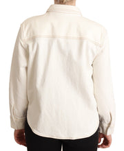 White Cotton Collared Long Sleeves Button Down Polo Top Levi's