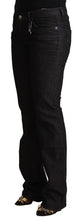 Black Cotton Low Waist Skinny Jeans Costume National