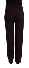 Black High Waist Straight Formal Pants Patrizia Pepe