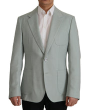 Light Green Cashmere Silk Blazer Dolce & Gabbana