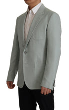Light Green Cashmere Silk Blazer Dolce & Gabbana