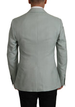Light Green Cashmere Silk Blazer Dolce & Gabbana