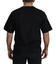 Black Gold STAR Crown DG Cotton Crewneck T-shirt Dolce & Gabbana