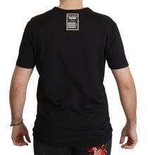 Black DG Baroque Cotton Crewneck T-shirt Dolce & Gabbana