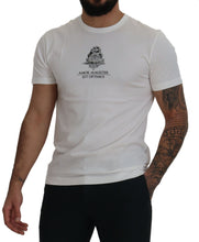 White Logo Cotton Amor Magister T-shirt Dolce & Gabbana