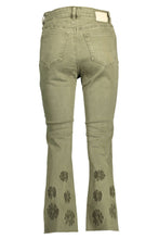 Desigual Green Cotton Women Jeans