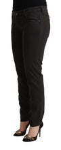 Black Low Waist Skinny Denim Cotton Jeans Ermanno Scervino
